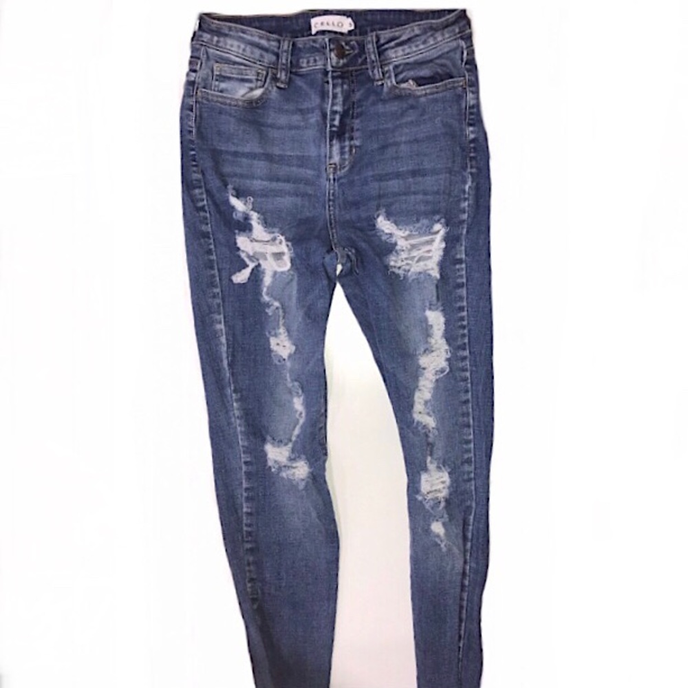 Vintage ripped jeans